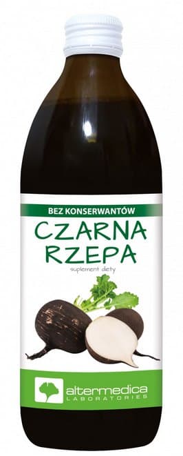 Alter Medica - Black Radish Juice 500ml – Alter Medica förpackning