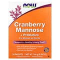 NOW Foods - Cranberry Mannose + Probiotics - 60 kapslar