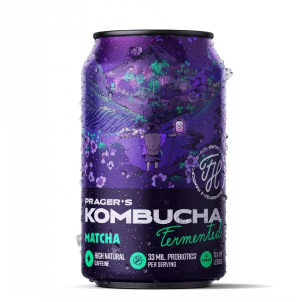 PRAGER'S Kombucha Matcha 330 ml | EKO WITAL – Prager's verpakking