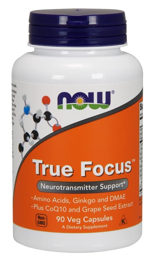 NOW Foods True Focus 90 Vcaps - Veganska kapslar för mental klarhet