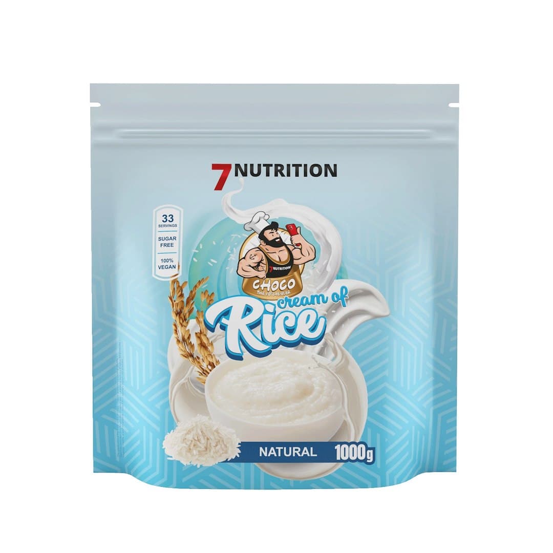7Nutrition Cream of Rice 1 kg natuurlijk – 7 Nutrition verpakking