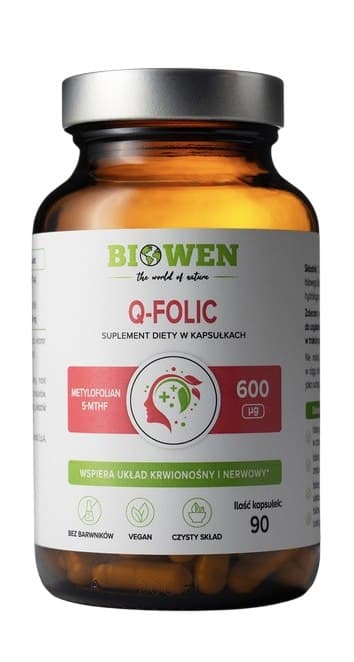 Biowen - Q-Folic - 90 kapslar – Biowen förpackning