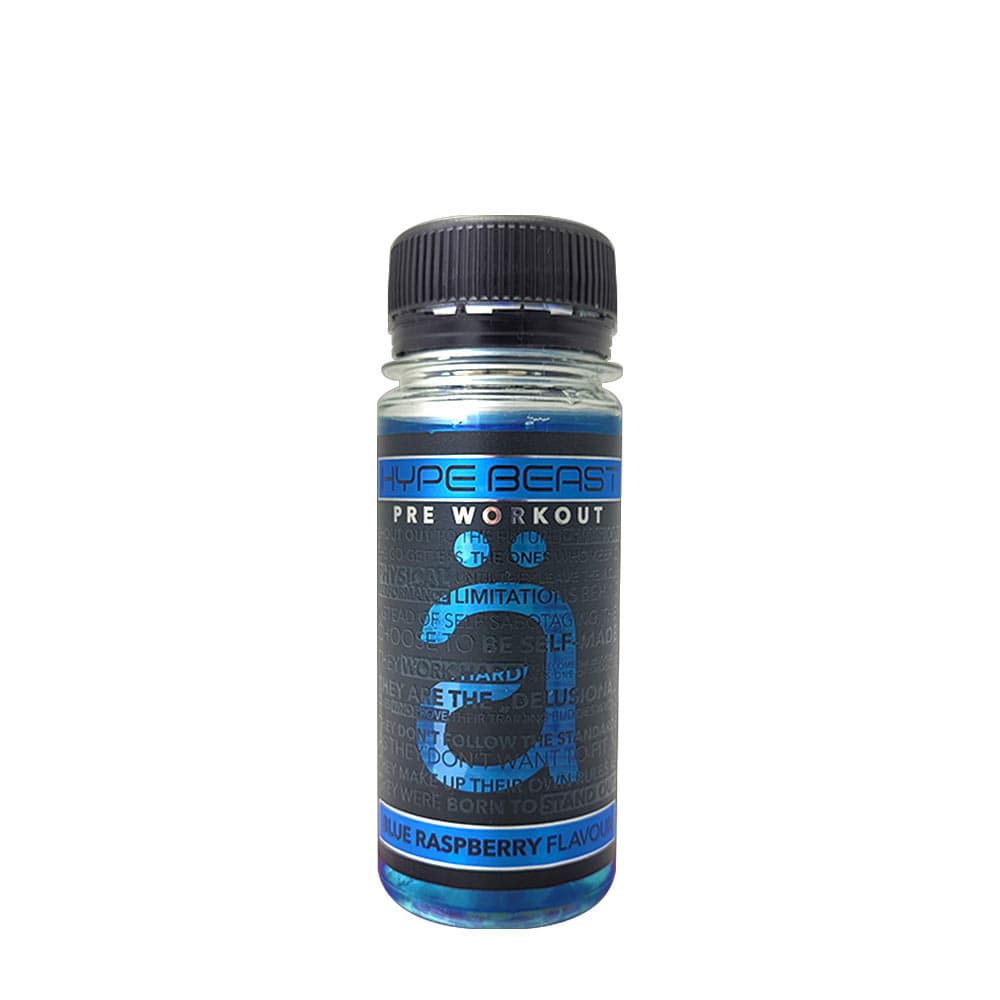 Hype Beast - Pre Workout 60 ml energidryck – Nanosupps förpackning