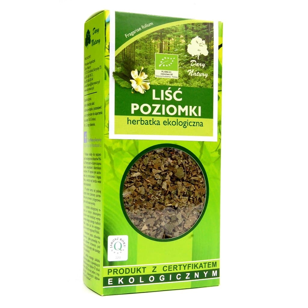 Dary Natury - Jordgubbsblad - 25g – Dary Natury förpackning