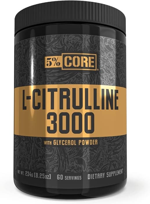 5% Nutrition - L-Citrulline 3000 - 234g – 5% Nutrition förpackning