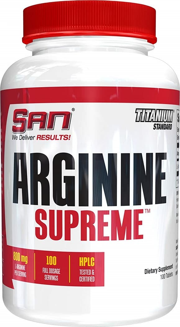 SAN Arginine Supreme - 100 Tabletter – San förpackning