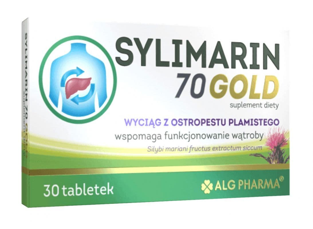 Alg Pharma Sylimarin 70 Gold 30 tabletter – Alg Pharma embalagem