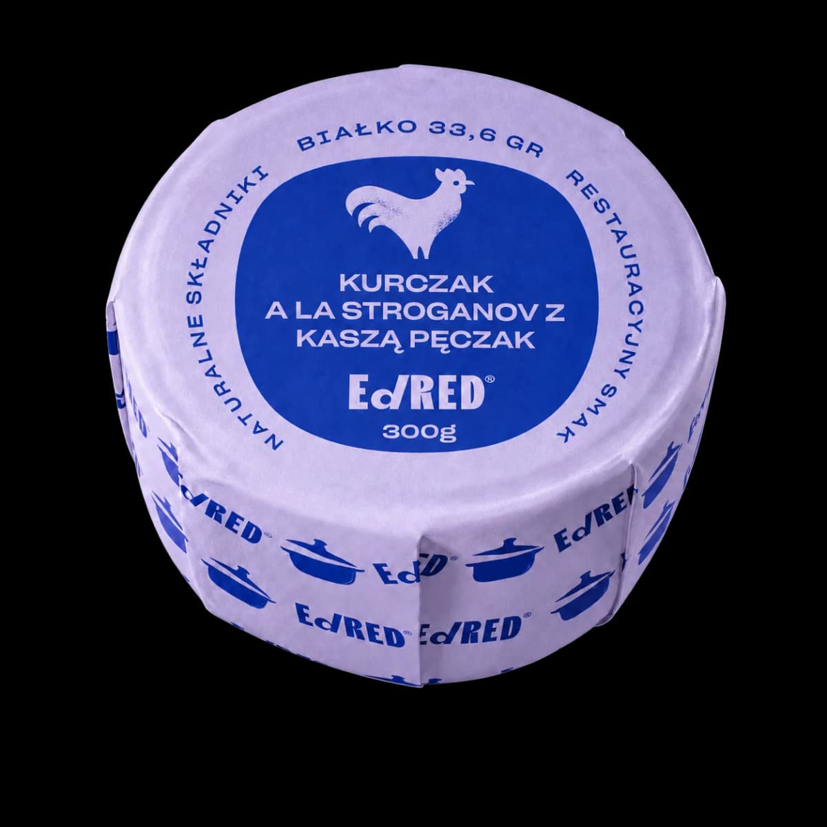 Ed/RED - Chicken Stroganoff with Barley 300g – Ed/RED förpackning