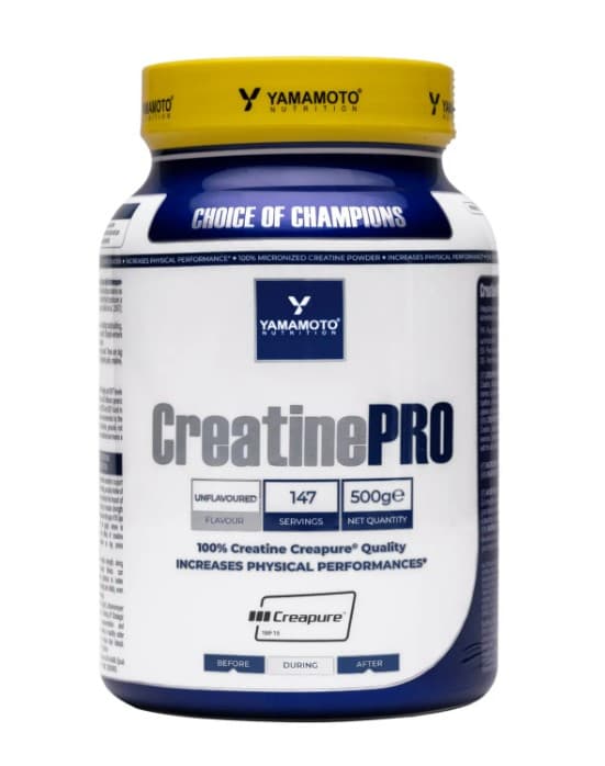 Yamamoto - CreatinePRO 500 g pulver – Yamamoto Research förpackning