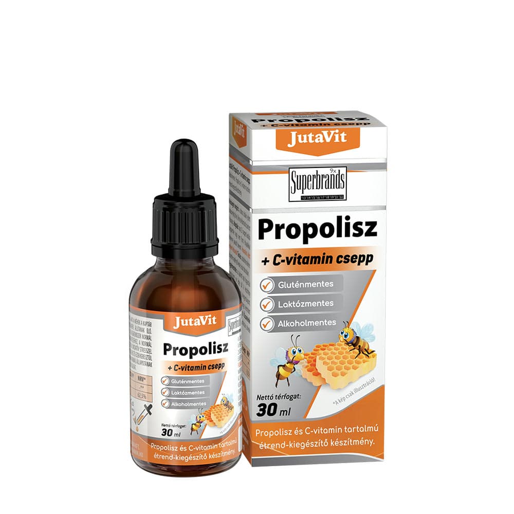 Jutavit - Propolis + Vitamin C Droppar 30ml