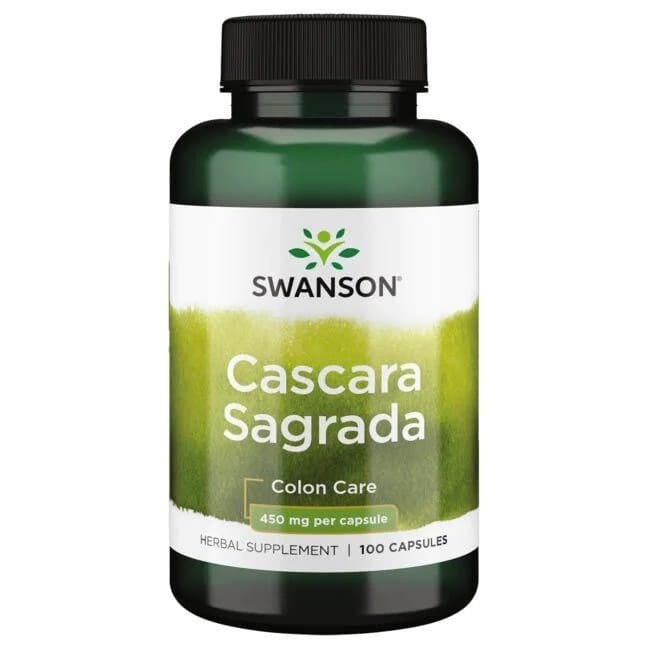 Swanson - Cascara Sagrada - 100 kapslar – Swanson förpackning