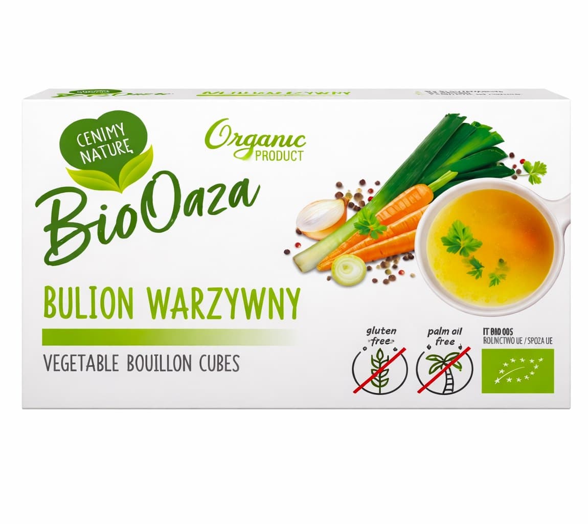 Bio Oaza Ekologiska Grönsaksbuljongtärningar 66g | Cenimy Nature / Bio Oaza – Cenimy Nature / Bio Oaza förpackning