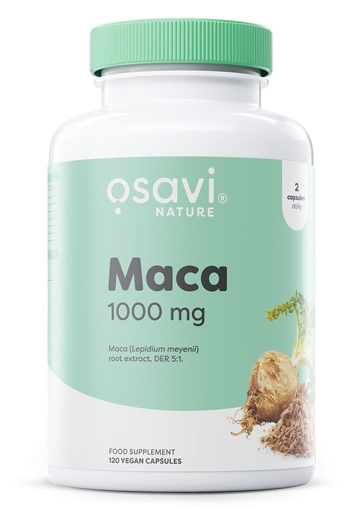 Osavi - Maca 1000mg - 120 Vcaps – Osavi Nature förpackning