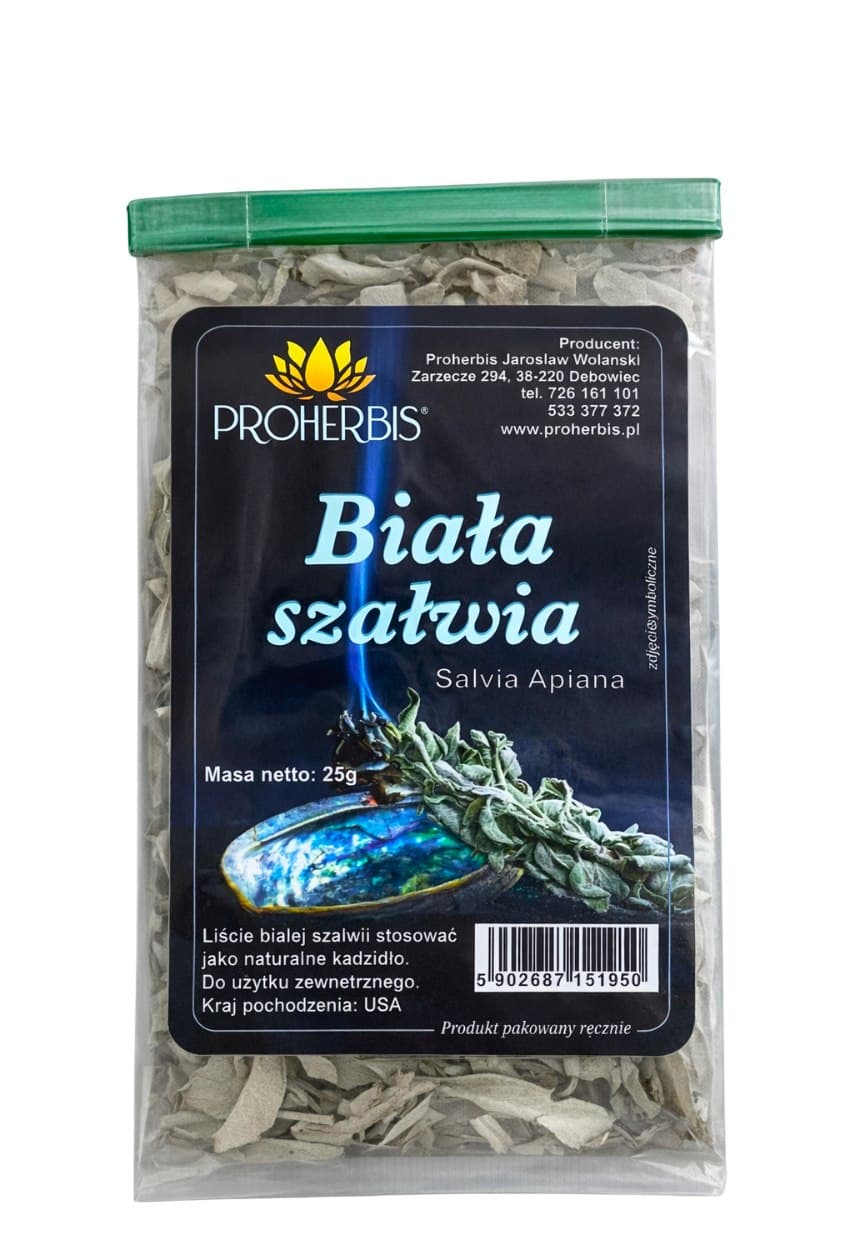 Proherbis - White Sage - 25g – Proherbis förpackning