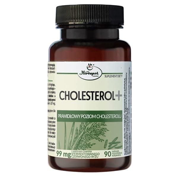 Herbapol Kraków - Cholesterol+ - 90 kapslar – Herbapol Kraków förpackning