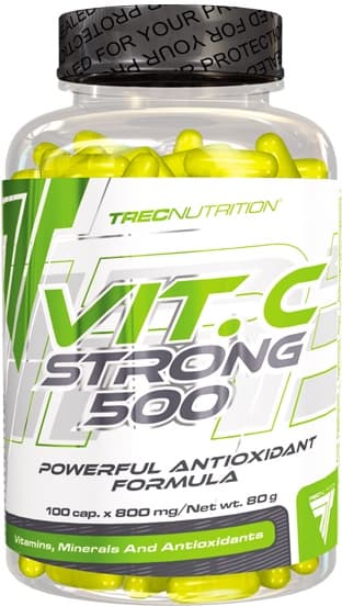 Trec - Vit-C Strong 500 tabletter – Trec förpackning
