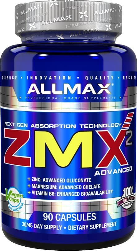 Allmax Nutrition - Zmx2 Advanced - 90 kapslar – Allmax förpackning