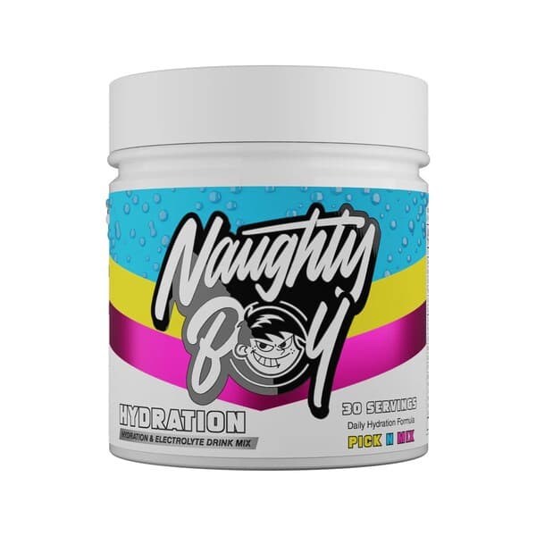 Naughty Boy - Hydration, Pink N Mix – Naughty Boy förpackning
