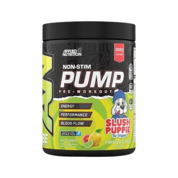 ABE Pump, Slush Puppie Twisted Citrus - 500g | Applied Nutrition – Applied Nutrition förpackning