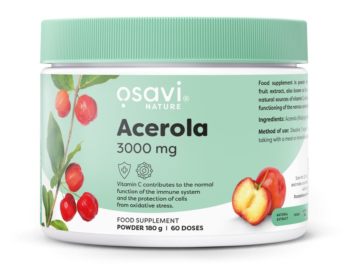 Osavi - Acerola - 180g – Osavi Advanced förpackning