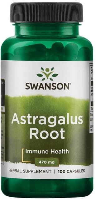 Swanson Astragalus Root 470mg - 100 kapslar – Swanson förpackning