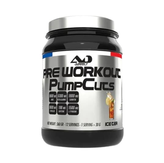 Addict Sport Nutrition Pre Workout Pump Cuts Ice Tea 30 g poudre – Addict Sport Nutrition (ADD) emballage