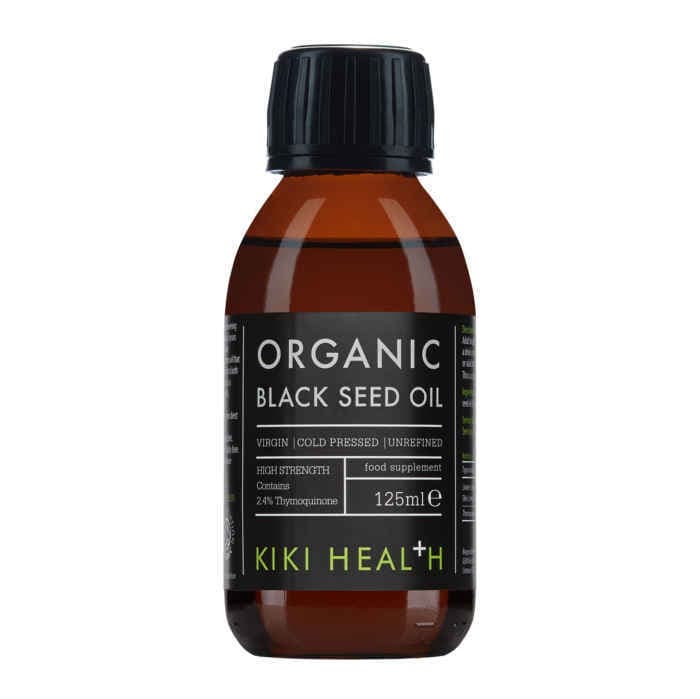 Kiki Health - Organic Black Seed Oil - 125ml – Kiki Health förpackning