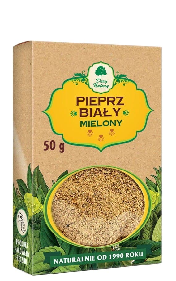 Dary Natury Vit Peppar – Dary Natury förpackning