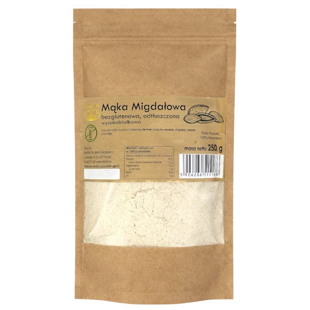 Efavit - Mandelmjöl - 250g – Efavit förpackning
