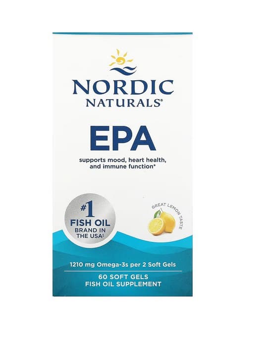 Nordic Naturals - EPA, 1210mg Lemon - 60 Sgels – Nordic Naturals förpackning