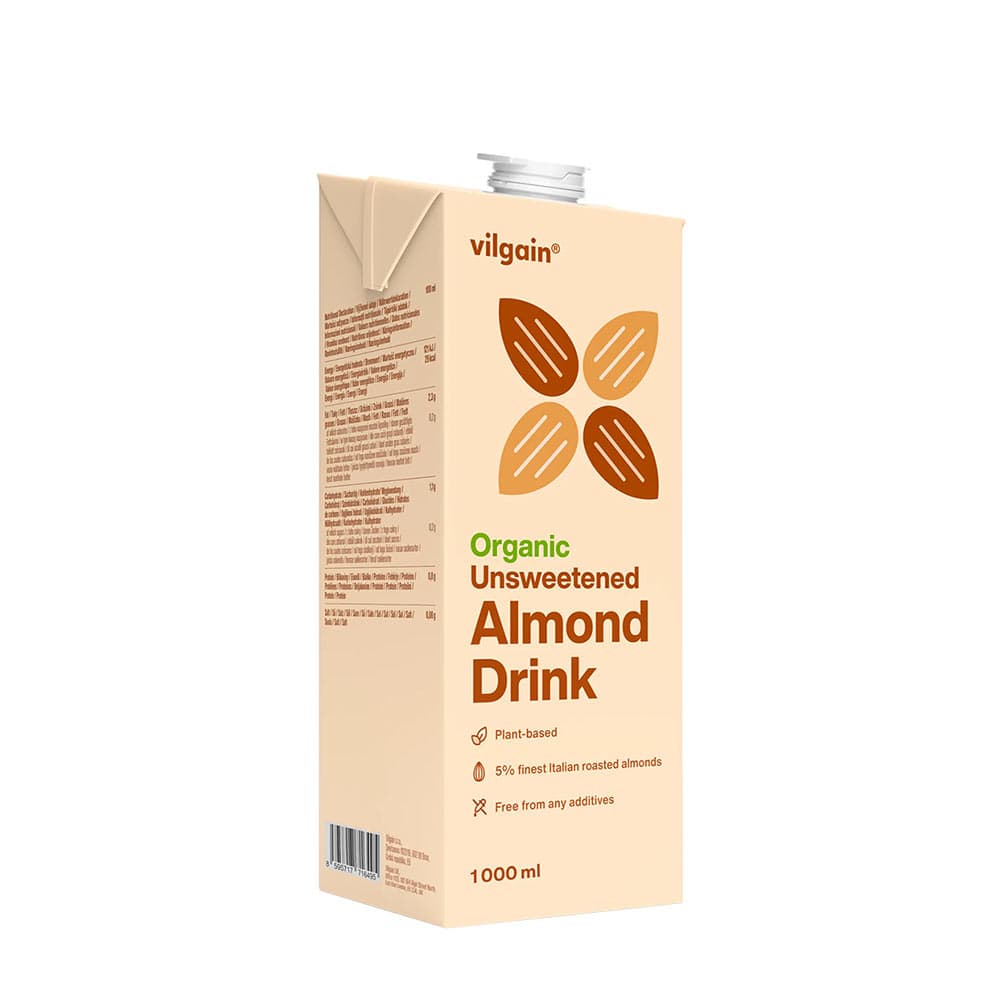 Vilgain - Almond Drink - 1000ml – Vilgain förpackning