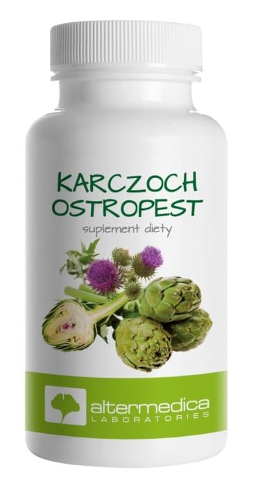 Alter Medica - Artichoke Milk Thistle - 60 kapslar – Alter Medica förpackning