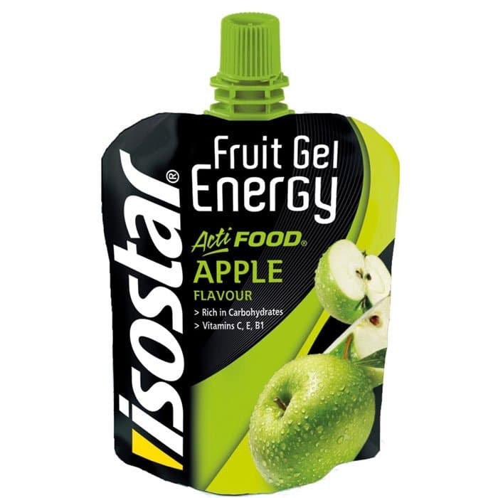 ISOSTAR Actifood Energi-gel 90g æble-smag – isostar emballage