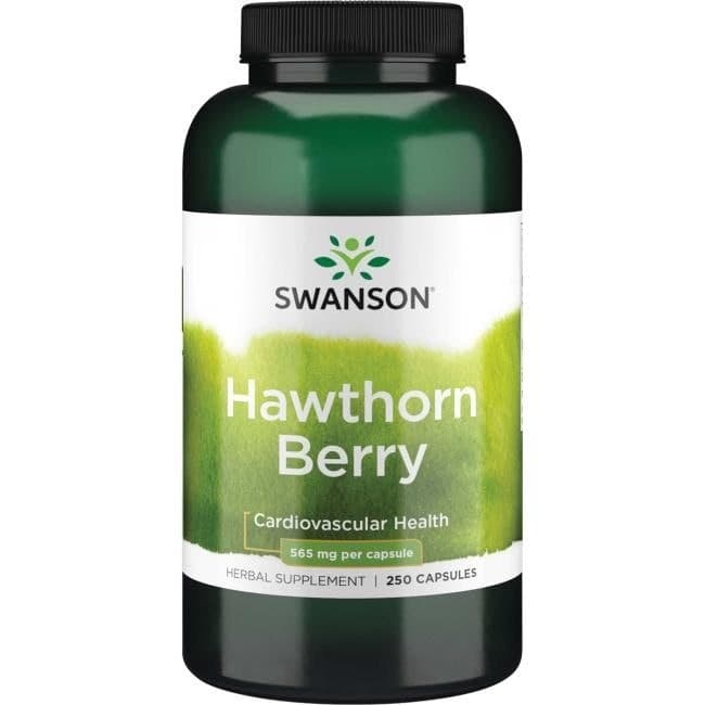 Swanson - Hawthorn Berry 500 mg, 100 kapslar – Swanson förpackning