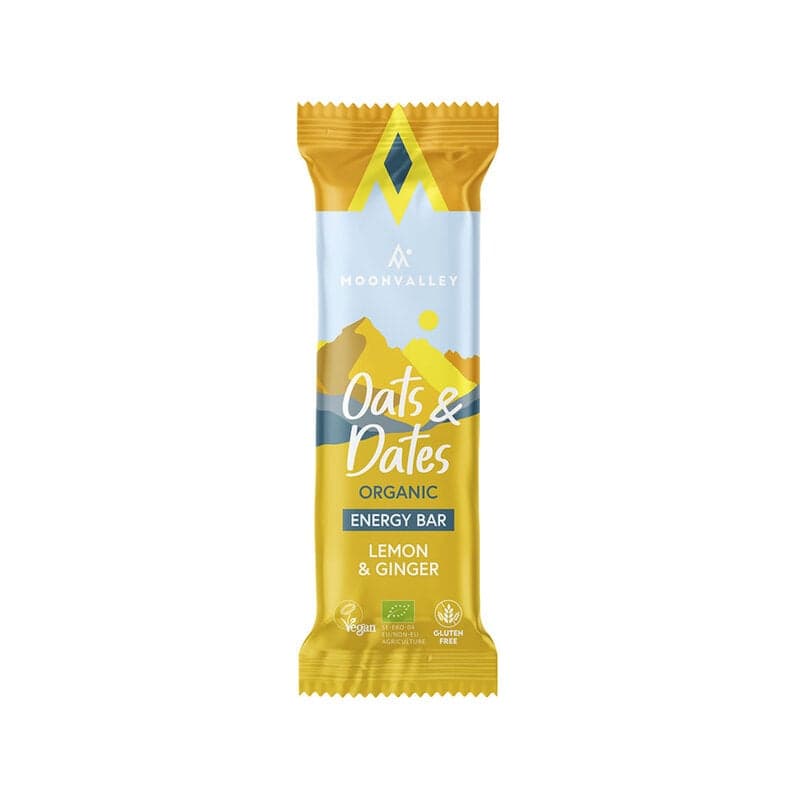Oats & Dates Bar Lemon & Ginger 50g | Moonvalley