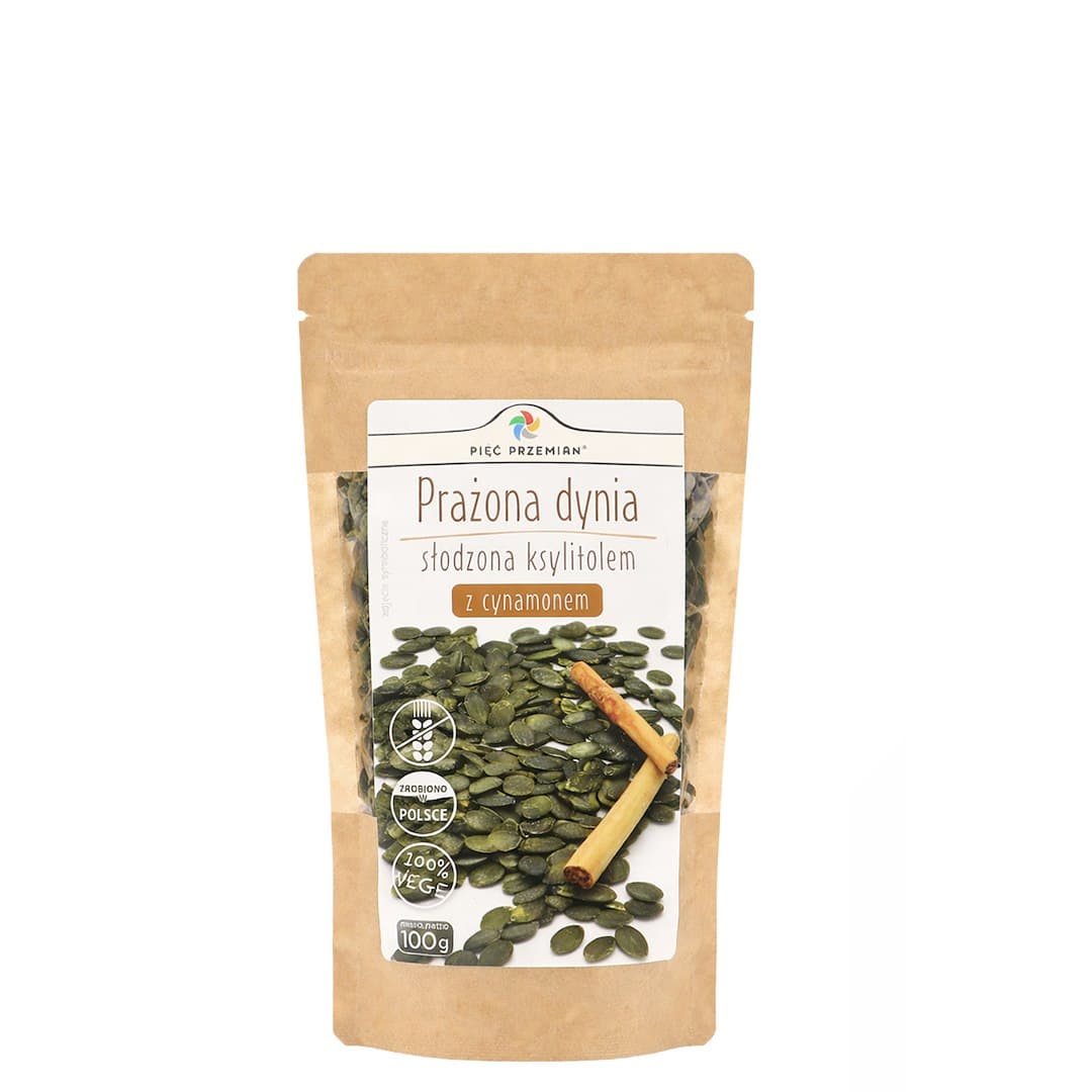 Pięć Przemian - Rostade Pumpafrön med Xylitol - 100g