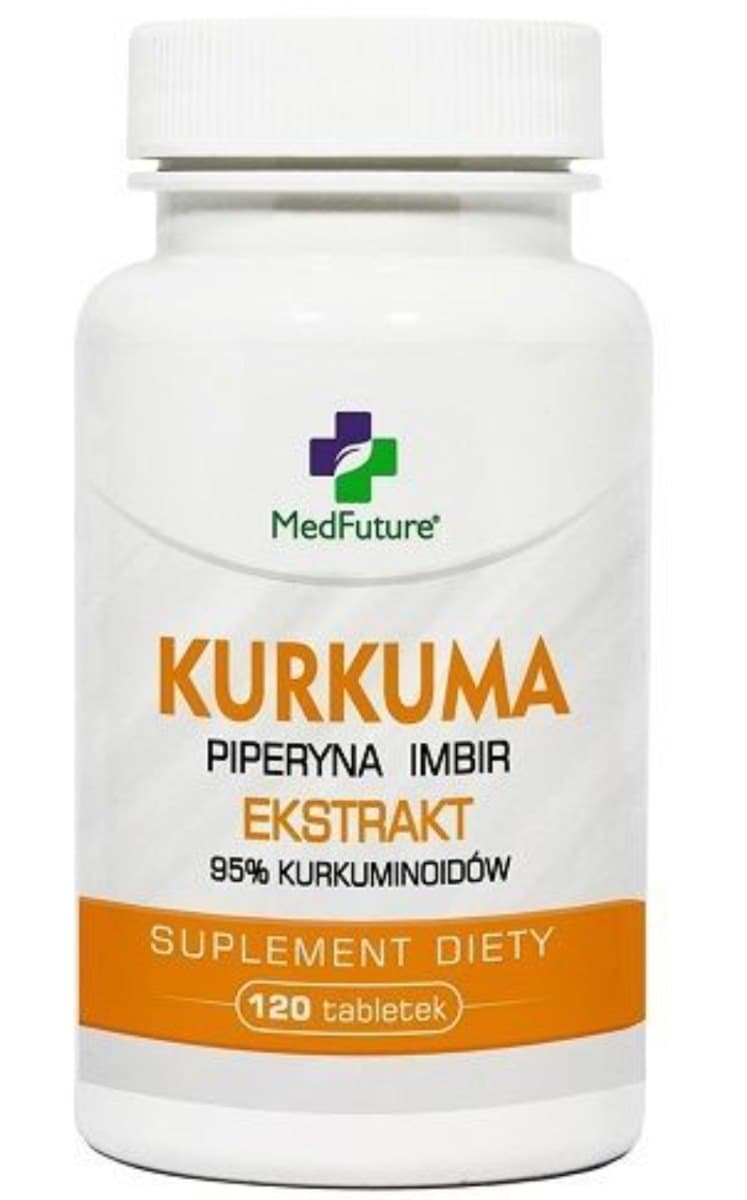 MedFuture Turmeric Extract 2500mg 120 Tablets – MedFuture packaging