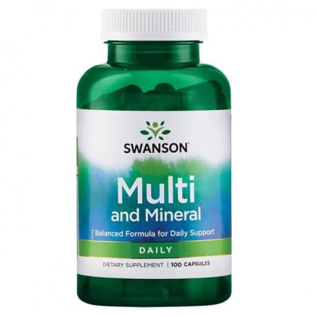 Swanson Multi And Mineral 100 kapslar