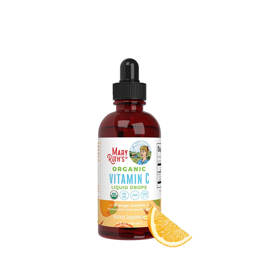 MaryRuth's Organic Vitamin C Liquid Drops - Orange - 120 ml – MaryRuth's förpackning