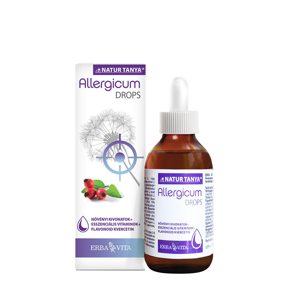 Natur Tanya - Allergicum Drops 30 ml – Natur Tanya förpackning