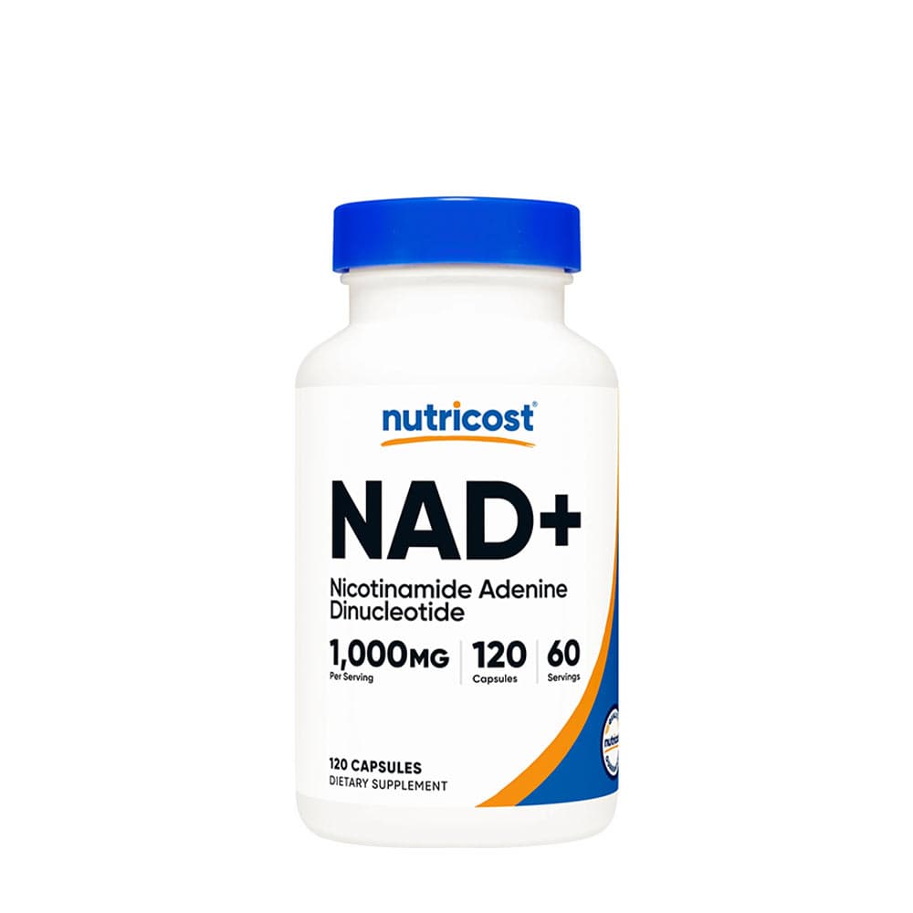 Nutricost - Nad+ - 120 kapslar – Nutricost förpackning