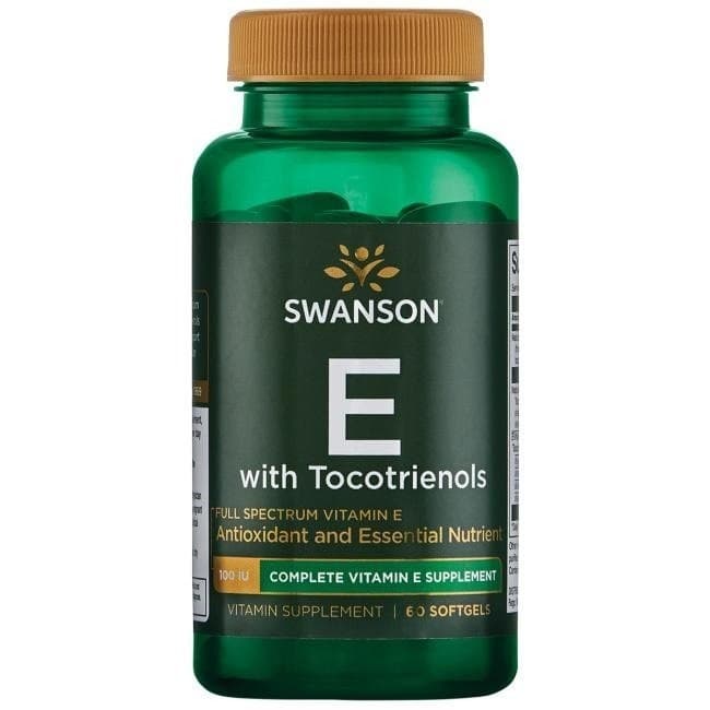 Swanson Full Spectrum E With Tocotrienols - 60 Kapslar – Swanson förpackning