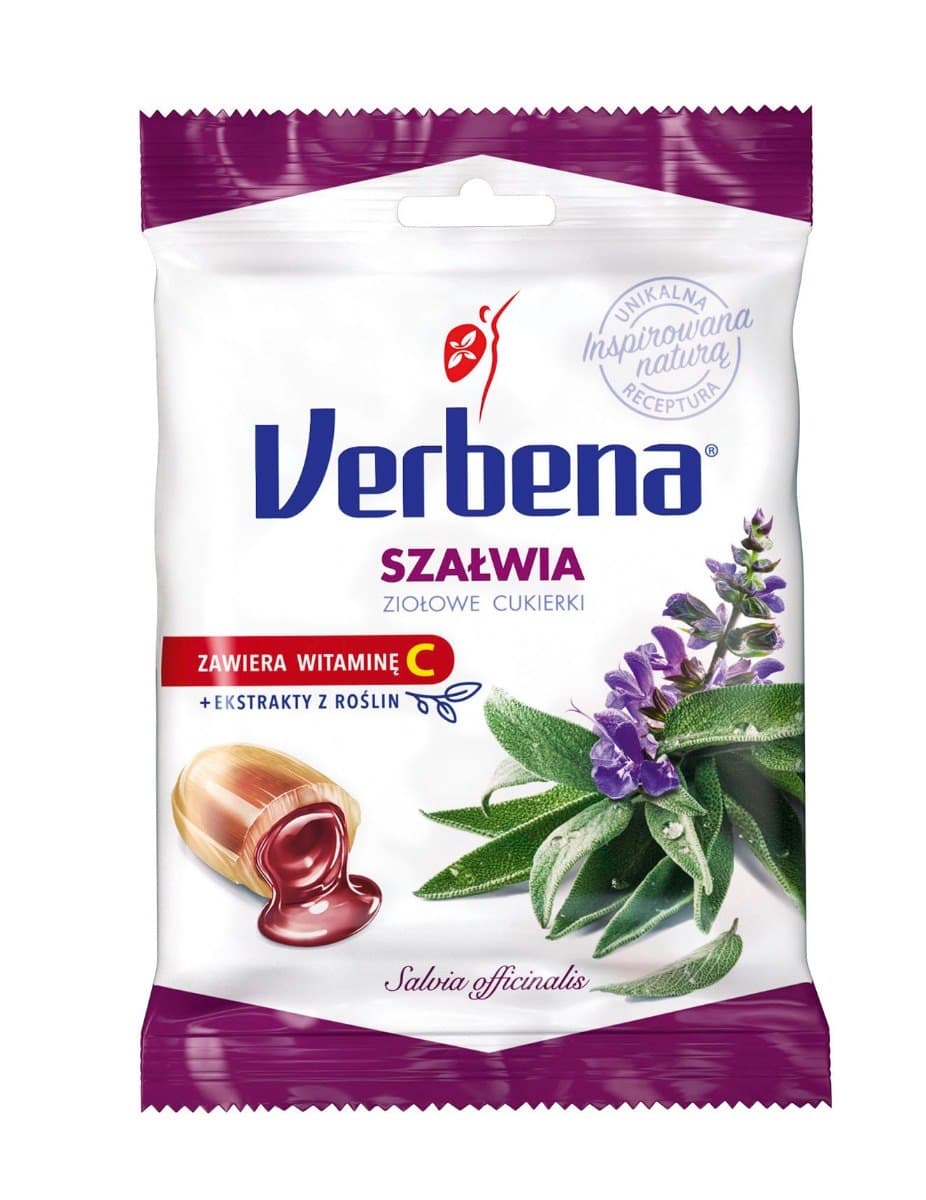 Verbena - Sage Herbal Candies – Verbena förpackning