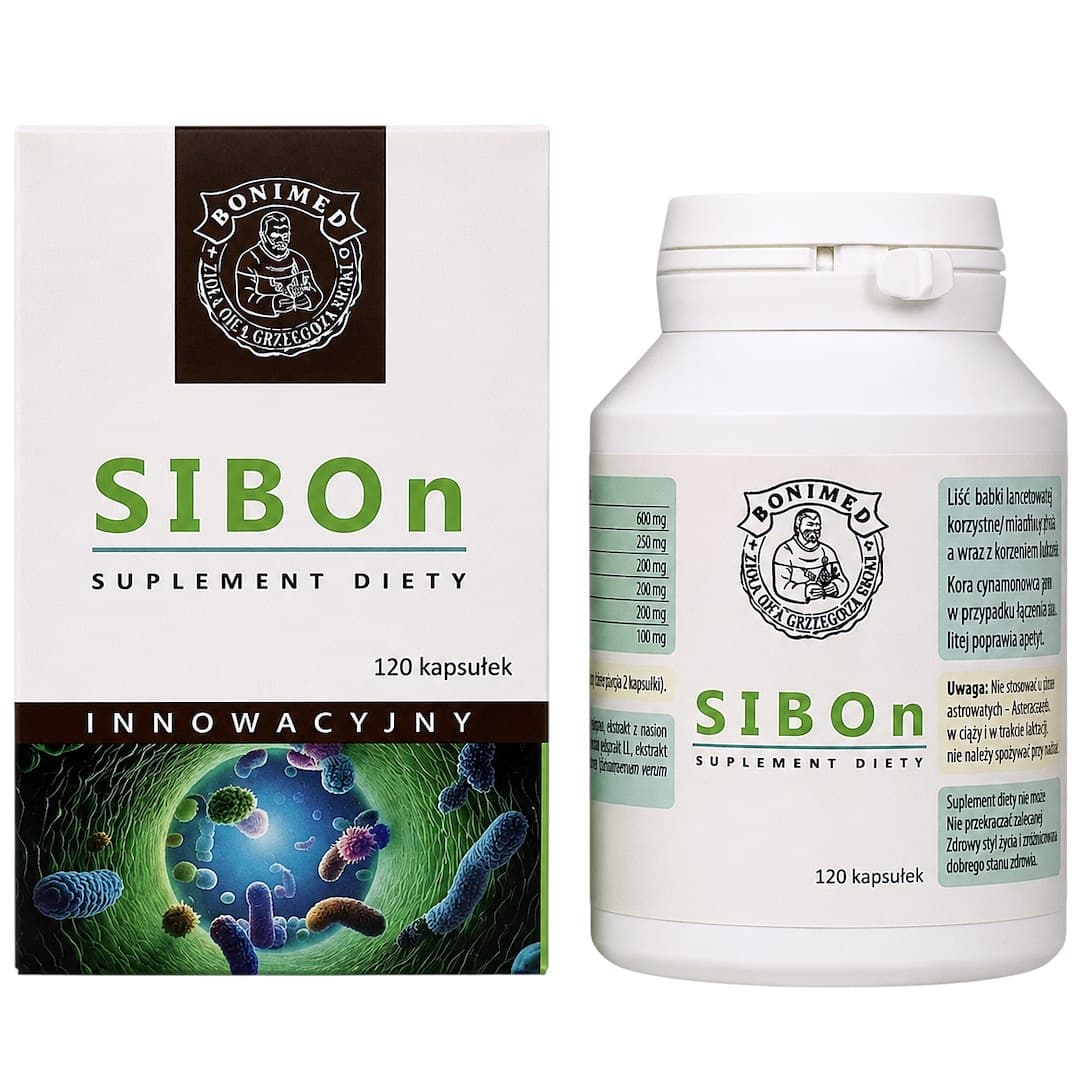 SIBOn Capsules 120 kapslar | Bonimed – Bonimed Verpackung