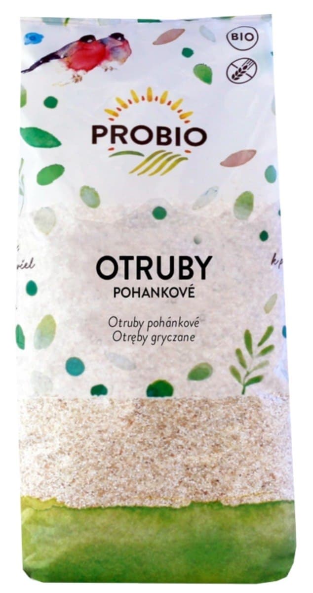 Probio Otręby Gryczane Bezglutenowe BIO 500 g | Bio Planet – Probio förpackning