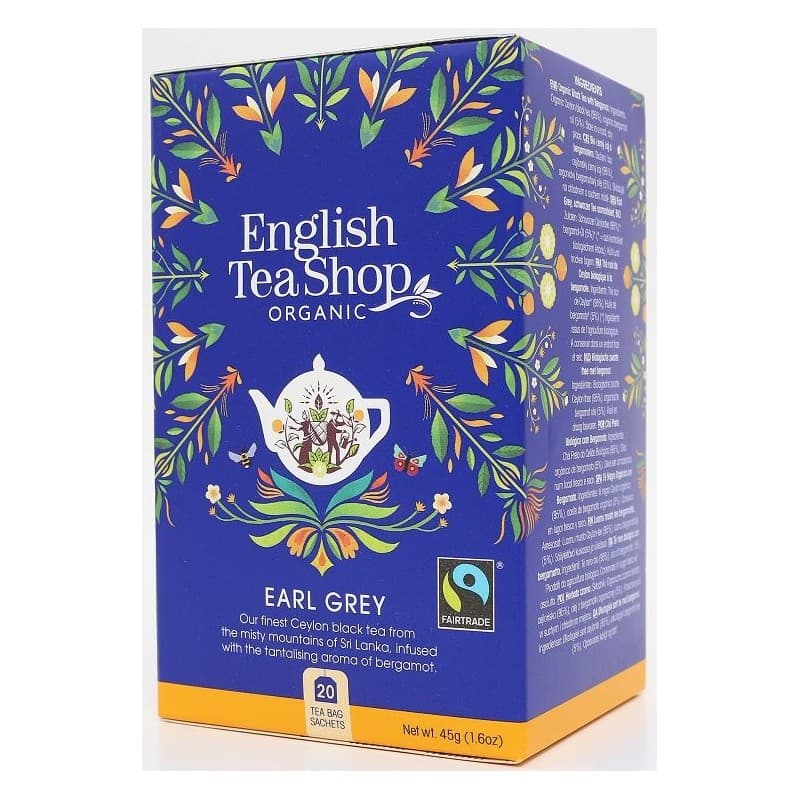 ENGLISH TEA SHOP Herbata Earl Grey BIO (20 x 2,25 g) 45 g | EKO WITAL – English Tea Shop verpakking