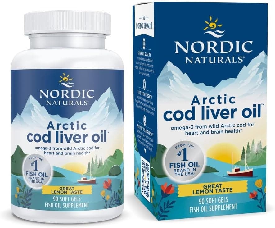Nordic Naturals - Arctic Cod Liver Oil 100 ml – Nordic Naturals förpackning