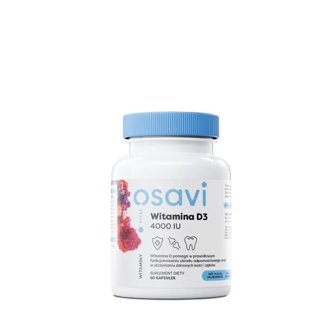 Osavi Advanced Vitamin D3 4000IU - 60 kapslar – Osavi förpackning