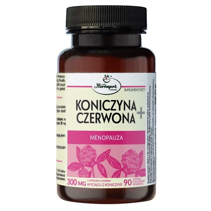 Herbapol Kraków - Red Clover+ - 90 kapslar – Herbapol Kraków förpackning