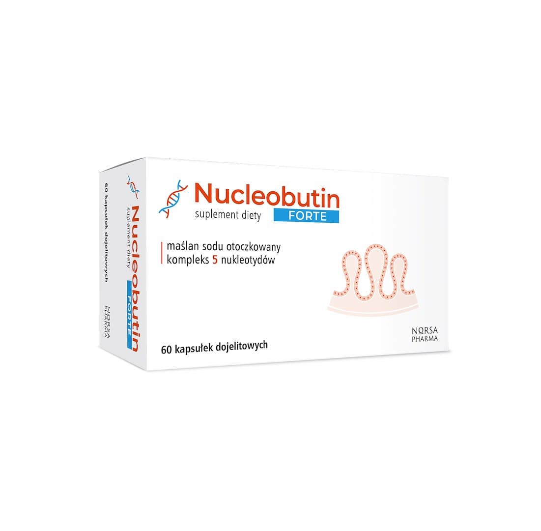 Norsa Pharma - Nucleobutin Forte - 60 kapslar – Norsa Pharma förpackning